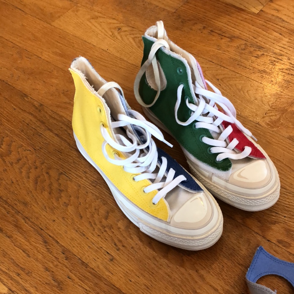 Converse Hi top color change shoes M 7.5 W 9.5 EUR 41 Joshua Vides Collab sneak
